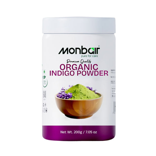 MONBAIR Premium Quality Organic Indigo Powder , 200 Grams