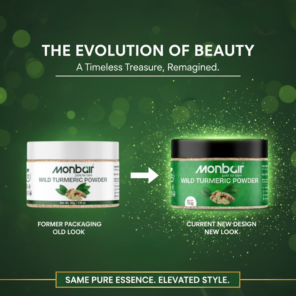 MONBAIR Wild turmeric powder | Kasturi turmeric | kasturi haldi powder 50 gm