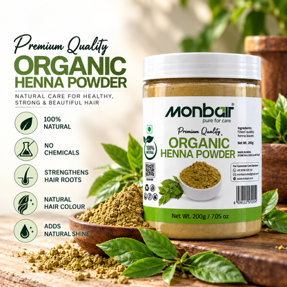 Premium Quality Organic Henna Powder (200 g)