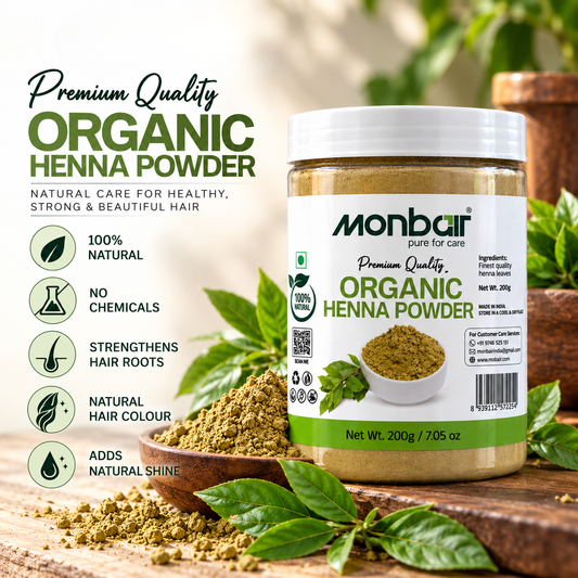 Premium Quality Organic Henna Powder (200 g)