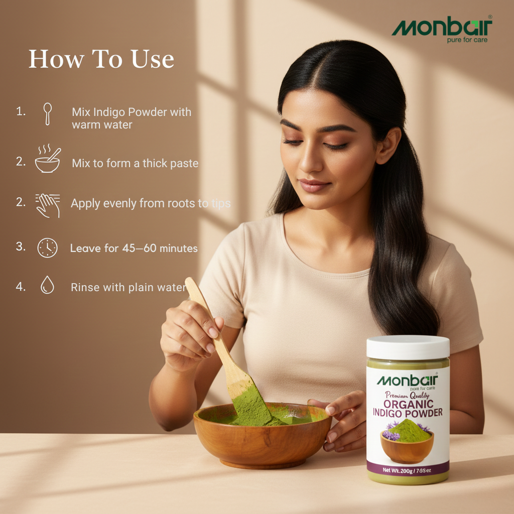 Premium Quality Organic Indigo Powder , 200 Grams