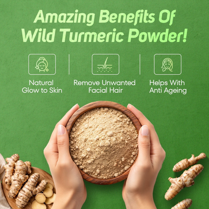 Wild turmeric powder | kasturi haldi powder 100 gm