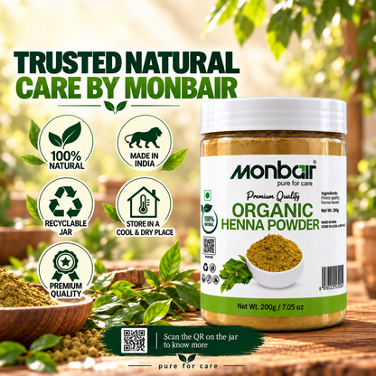 Premium Quality Organic Henna Powder (200 g)