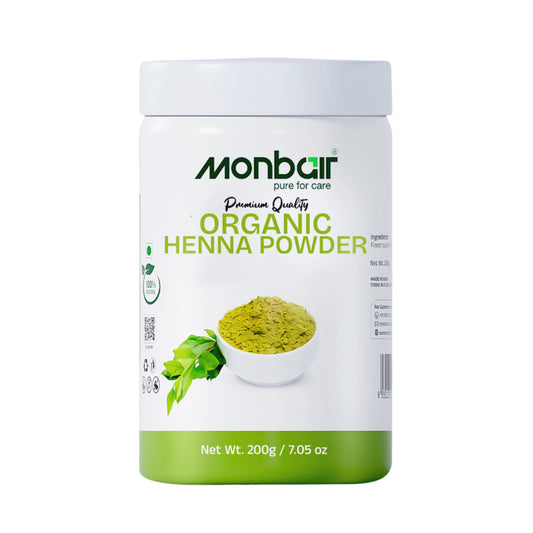 MONBAIR Premium Quality Organic Henna Powder (200 g)