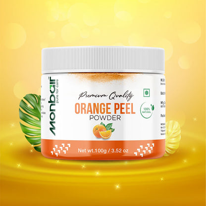 MONBAIR Premium Quality Organic Orange Peel Powder   (100 g)