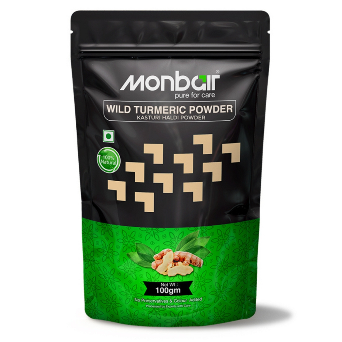 MONBAIR Wild turmeric powder | kasturi haldi powder 100 gm