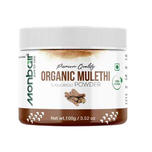 MONBAIR Premium Quality Organic Mulethi/Licorice Powder 100 Grams