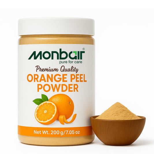 MONBAIR Premium Quality Organic Orange Peel Powder   (200 g)