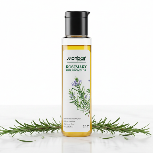 Rosemary Hair Growth Oil – Promotes Healthy Hair Growth | Anti-Inflammatory & Dandruff Control | Mineral Oil-Free, Paraben-Free, Cruelty-Free – 100ml